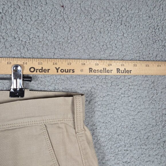 Express Pants Mens Size 34x30 Beige Khaki Slim Fit Finn Lightweight Canvas Chino - Picture 6 of 11